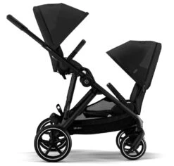 Cybex Gazelle S Double Tandem Pushchair - Black / Moon Black -Baby Products Store cybex prams pushchairs cybex gazelle s double tandem pushchair black moon black 32177481810056