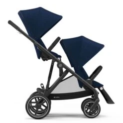 Cybex Gazelle S Double Tandem Pushchair - Black / Navy -Baby Products Store cybex prams pushchairs cybex gazelle s double tandem pushchair black navy 32376661770376