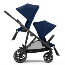 Cybex Gazelle S Double Tandem Pushchair - Black / Navy -Baby Products Store cybex prams pushchairs cybex gazelle s double tandem pushchair black navy 32376661835912