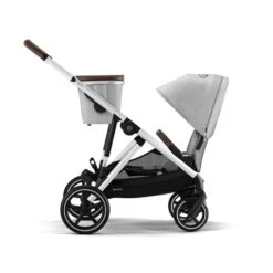 Cybex Gazelle S Double Tandem Pushchair - Silver / Lava Grey -Baby Products Store cybex prams pushchairs cybex gazelle s double tandem pushchair silver lava grey 32177387700360