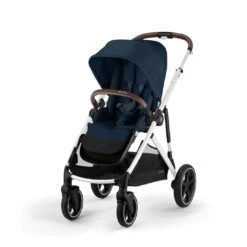 Cybex Gazelle S Double Tandem Pushchair - Silver / Ocean -Baby Products Store cybex prams pushchairs cybex gazelle s double tandem pushchair silver ocean 32177422499976