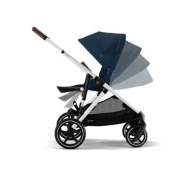 Cybex Gazelle S Double Tandem Pushchair - Silver / Ocean -Baby Products Store cybex prams pushchairs cybex gazelle s double tandem pushchair silver ocean 32177422532744