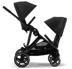 Cybex Gazelle S Twin Pushchair - Black / Moon Black -Baby Products Store cybex prams pushchairs cybex gazelle s twin pushchair black moon black 32616730591368