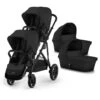 Cybex Gazelle S Twin Pushchair - Black / Moon Black -Baby Products Store cybex prams pushchairs cybex gazelle s twin pushchair black moon black 32616765489288