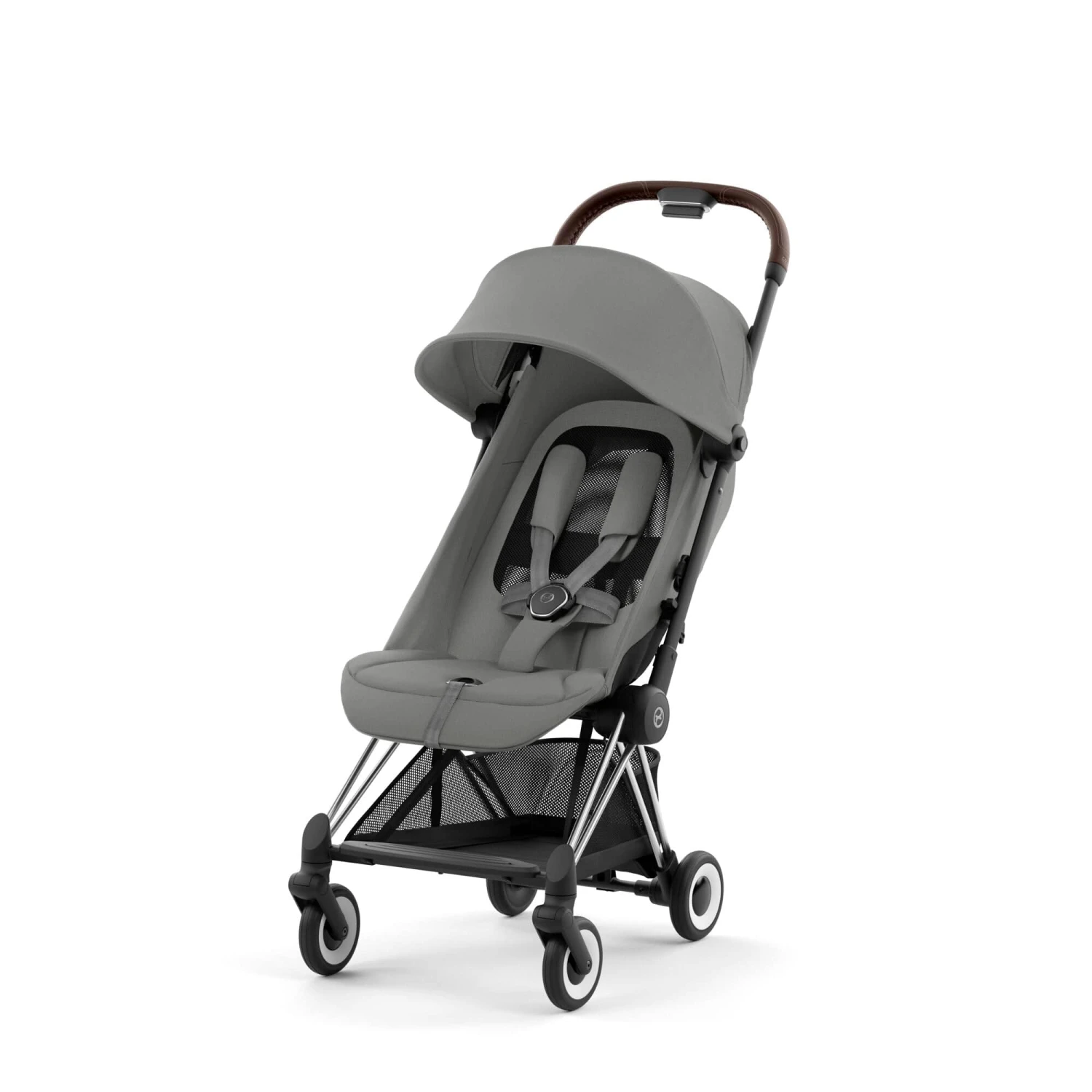 Cybex COYA Stroller - Chrome/Mirage Grey 4 Cybex COYA Stroller - Chrome/Mirage Grey - Image 2
