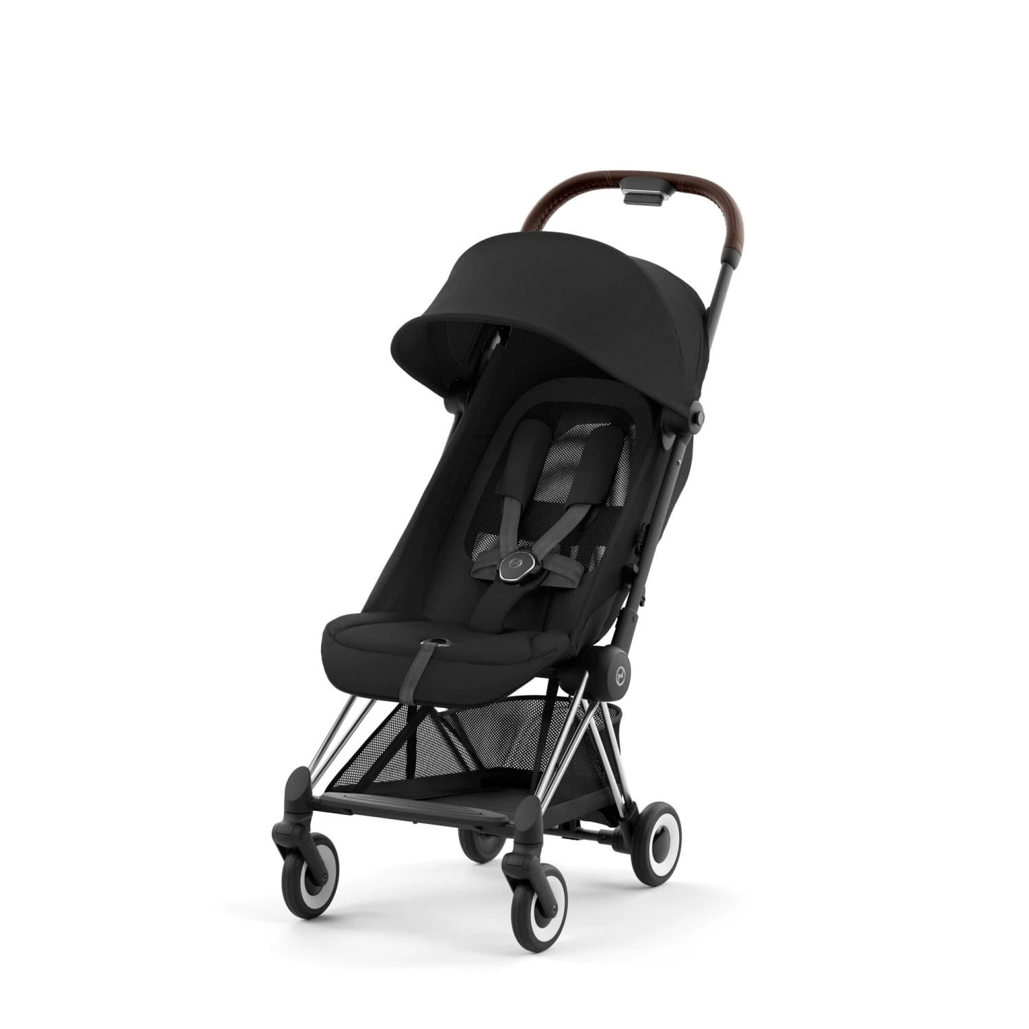 Cybex COYA Stroller - Chrome/Sepia Black 4 Cybex COYA Stroller - Chrome/Sepia Black - Image 2