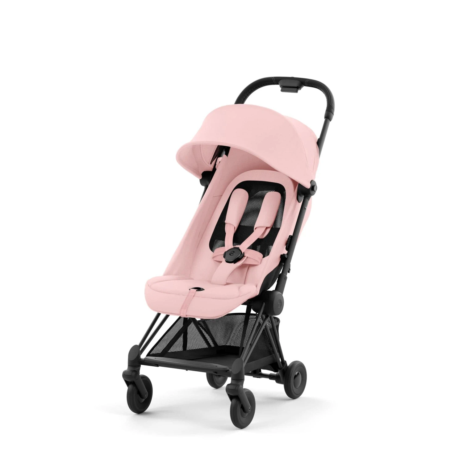 Cybex COYA Stroller - Matt Black/Peach Pink 4 Cybex COYA Stroller - Matt Black/Peach Pink - Image 2