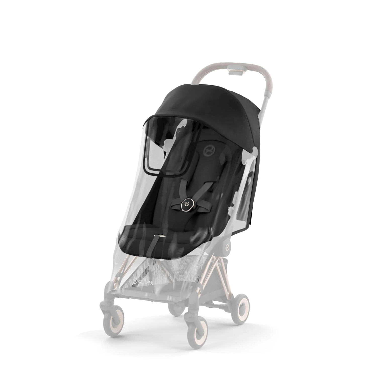 Cybex COYA Stroller - Matt Black/Peach Pink 9 Cybex COYA Stroller - Matt Black/Peach Pink - Image 7