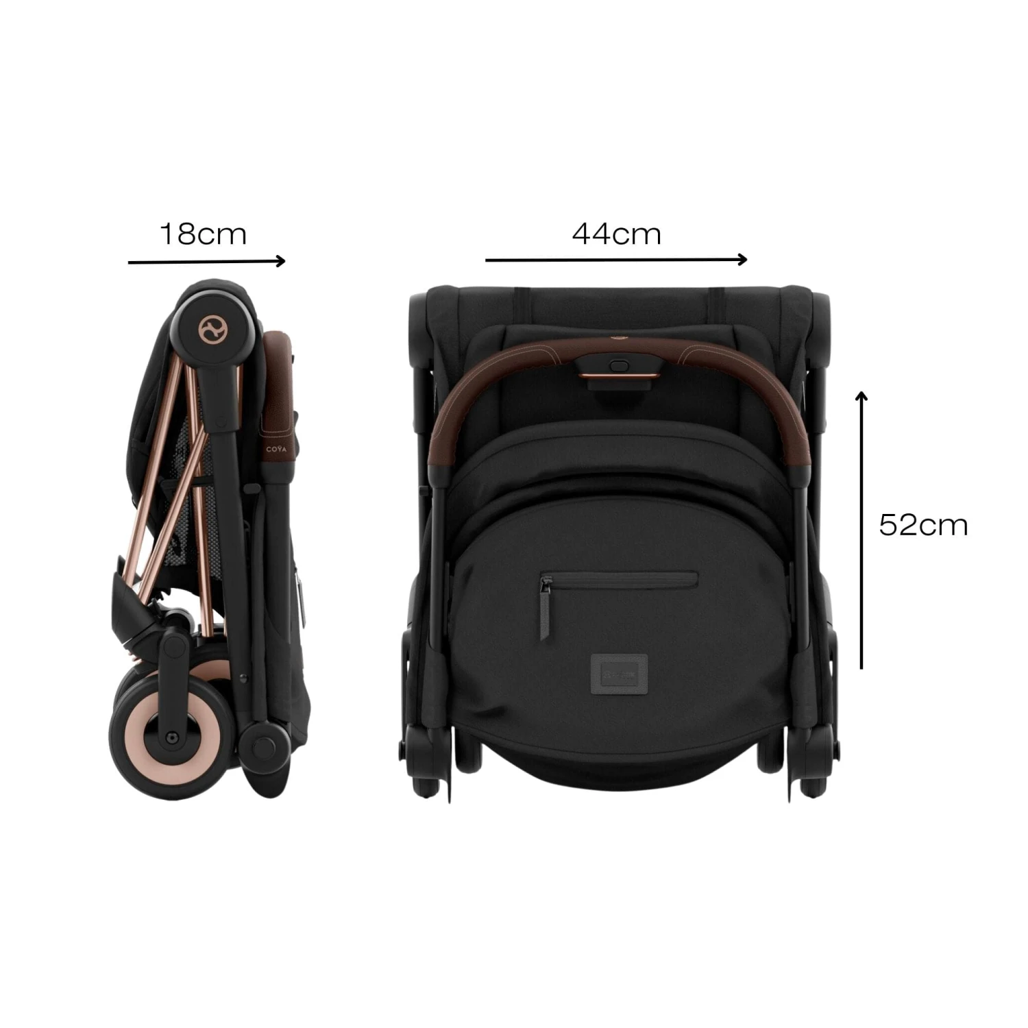 Cybex COYA Stroller - Rose Gold/Off White 8 Cybex COYA Stroller - Rose Gold/Off White - Image 6