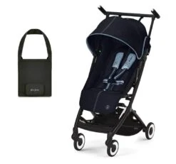 Cybex Libelle Compact Travel Pushchair - Ocean Blue (2023) With Travel Bag