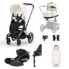 Cybex Priam Cloud T I-Size Bundles - Off White (2023) -Baby Products Store cybex travel systems chrome black cybex priam cloud t i size bundles off white 2023 32441129599112