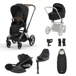Cybex Priam Cloud T I-Size Bundles - Sepia Black (2023) 7 Cybex Priam Cloud T I-Size Bundles - Sepia Black (2023) -Baby Products Store cybex travel systems chrome brown cybex priam cloud t i size bundles sepia black 2023 32441237176456