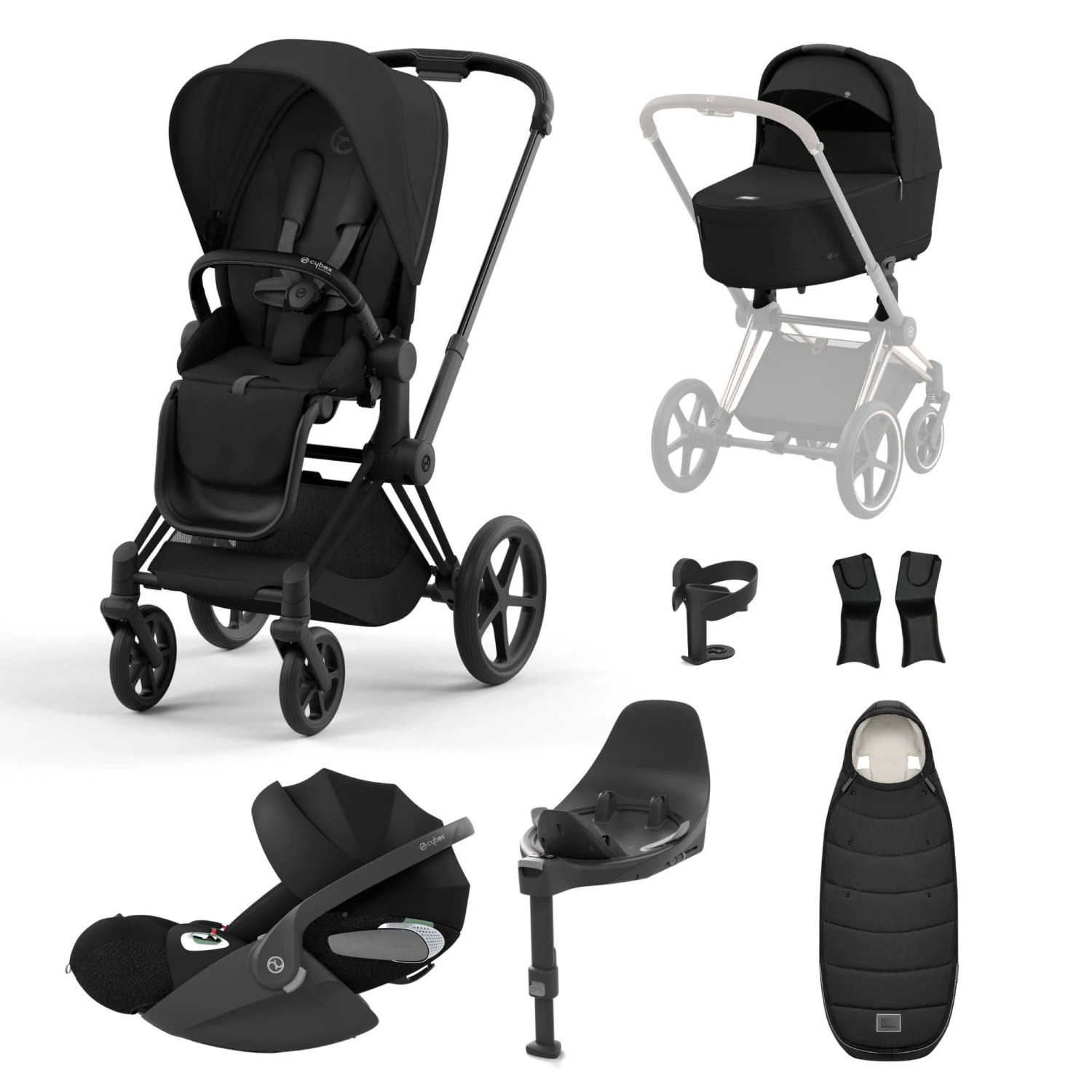Cybex Priam Cloud T I-Size Bundles - Sepia Black (2023) 5 Cybex Priam Cloud T I-Size Bundles - Sepia Black (2023) - Image 3