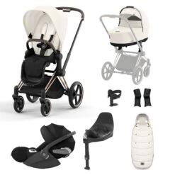 Cybex Priam Cloud T I-Size Bundles - Off White (2023) 9 Cybex Priam Cloud T I-Size Bundles - Off White (2023) -Baby Products Store cybex travel systems rose gold cybex priam cloud t i size bundles off white 2023 32441130811528