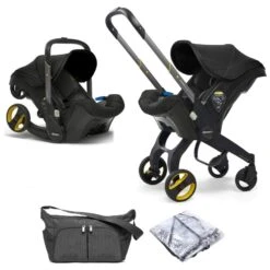 Doona Car Seat, Essential Bag & Raincover - Nitro Black