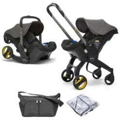 Doona Car Seat, Essential Bag & Raincover - Urban Grey