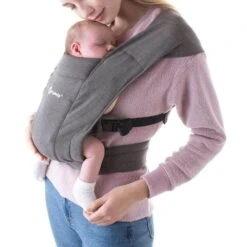 Ergobaby Embrace Newborn Carrier - Soft Knit - Heather Grey 12 Ergobaby Embrace Newborn Carrier - Soft Knit - Heather Grey -Baby Products Store ergobaby baby carriers ergobaby embrace newborn carrier soft knit heather grey 1220000200029 32298650566792