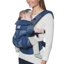 Ergobaby Omni 360 Cool Air Mesh Carrier - Blue Blossoms -Baby Products Store ergobaby baby carriers ergobaby omni 360 cool air mesh carrier blue blossoms 32478308991112