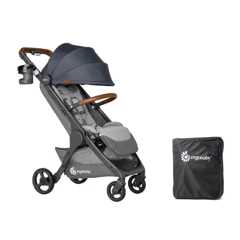 Ergobaby Metro+ Deluxe Compact City Stroller With Carry Bag - London Grey 3 Ergobaby Metro+ Deluxe Compact City Stroller With Carry Bag - London Grey