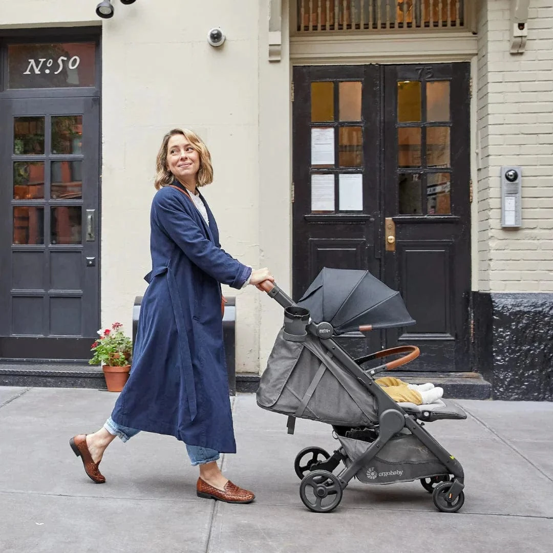 Ergobaby Metro+ Deluxe Compact City Stroller With Carry Bag - London Grey 5 Ergobaby Metro+ Deluxe Compact City Stroller With Carry Bag - London Grey - Image 3