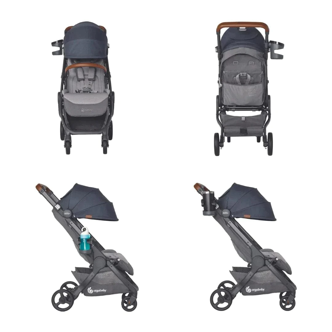 Ergobaby Metro+ Deluxe Compact City Stroller With Carry Bag - London Grey 6 Ergobaby Metro+ Deluxe Compact City Stroller With Carry Bag - London Grey - Image 4
