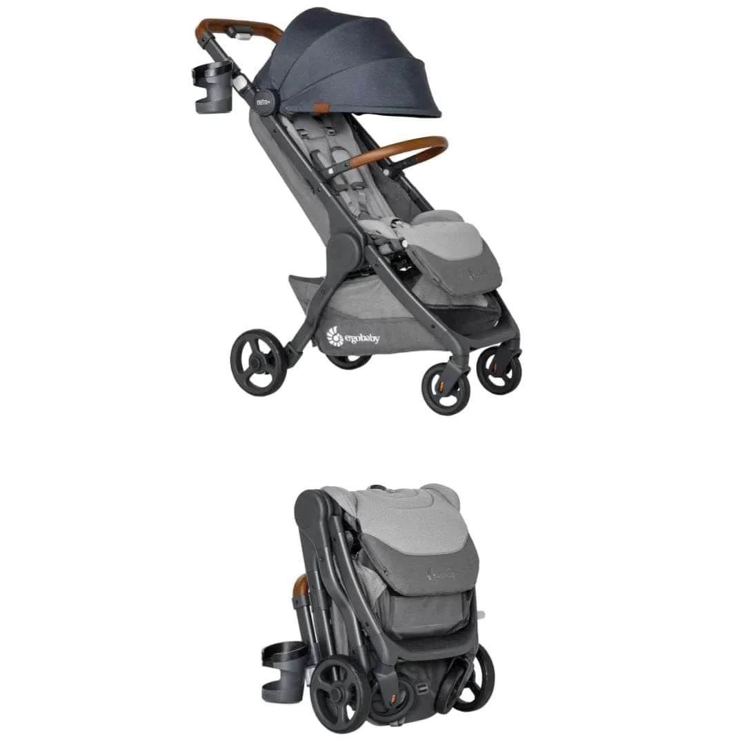 Ergobaby Metro+ Deluxe Compact City Stroller With Carry Bag - London Grey 7 Ergobaby Metro+ Deluxe Compact City Stroller With Carry Bag - London Grey - Image 5