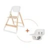 Ergobaby Evolve Highchair With Infant Seat & Tray - Natural Wood