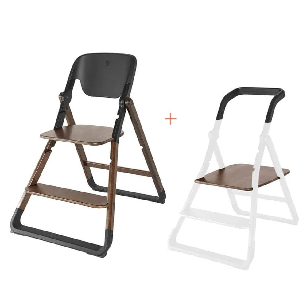 Ergobaby Evolve Highchair With Kitchen Helper Set - Dark Wood 3 Ergobaby Evolve Highchair With Kitchen Helper Set - Dark Wood