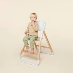 Ergobaby Evolve Highchair With Kitchen Helper Set - Natural Wood -Baby Products Store ergobaby highchairs ergobaby evolve highchair with kitchen helper set natural wood 1220000206557 32596807352456