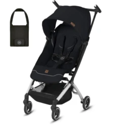 GB Pockit Plus All-City Stroller With Raincover And Travel Bag - Velvet Black