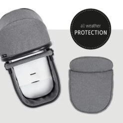 Hauck Atlantic Twin Pushchair - Melange Grey -Baby Products Store hauck double pushchairs hauck atlantic twin pushchair melange grey 4007923500019 28264426897544