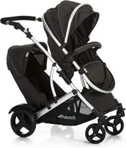 Hauck Duett 2 Double Pushchair - Black