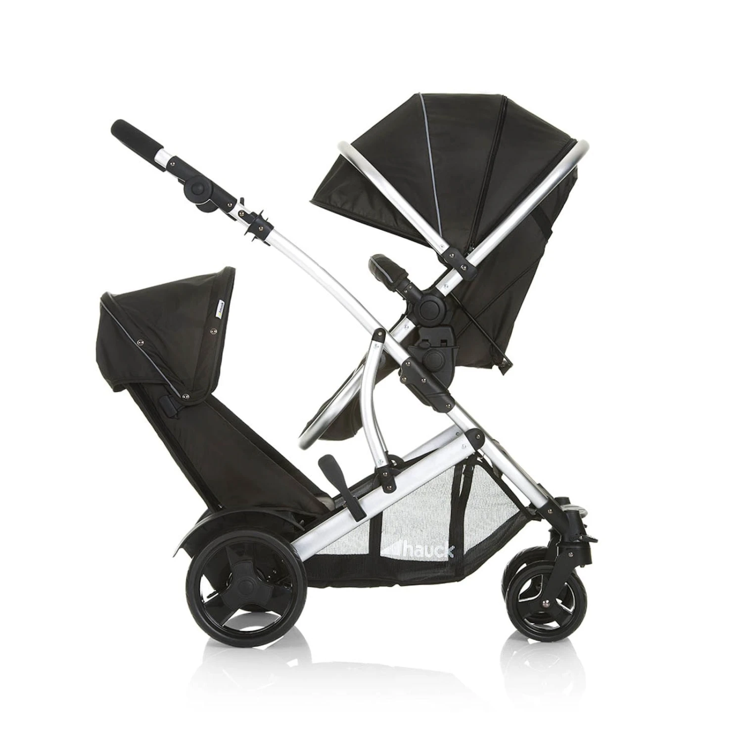 Hauck Duett 2 Double Pushchair - Black 5 Hauck Duett 2 Double Pushchair - Black - Image 3