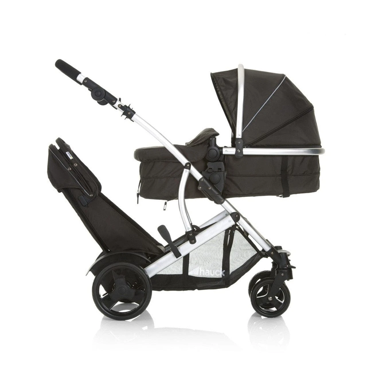 Hauck Duett 2 Double Pushchair - Black 7 Hauck Duett 2 Double Pushchair - Black - Image 5