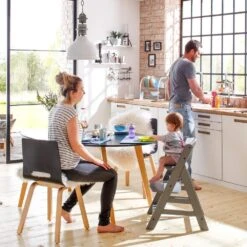 Hauck Alpha+ Wooden Highchair - Grey -Baby Products Store hauck highchairs hauck alpha wooden highchair grey 4007923661178 17555738656904