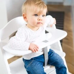 Hauck Alpha+ Wooden Highchair - White -Baby Products Store hauck highchairs hauck alpha wooden highchair white 4007923661161 17461623062664