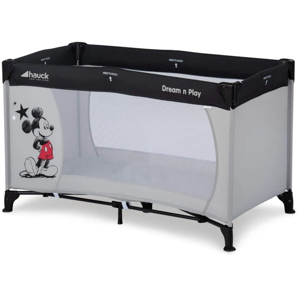 Hauck Disney Dream N Play Travel Cot - Mickey Stars 3 Hauck Disney Dream N Play Travel Cot - Mickey Stars