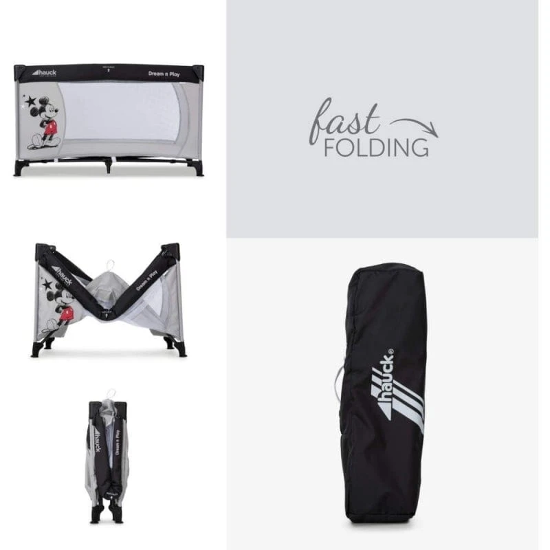 Hauck Disney Dream N Play Travel Cot - Mickey Stars 6 Hauck Disney Dream N Play Travel Cot - Mickey Stars - Image 4