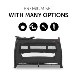 Hauck Play N Relax Center - Melange Black 14 Hauck Play N Relax Center - Melange Black -Baby Products Store hauck travelcots hauck play n relax center melange black 31478592962696