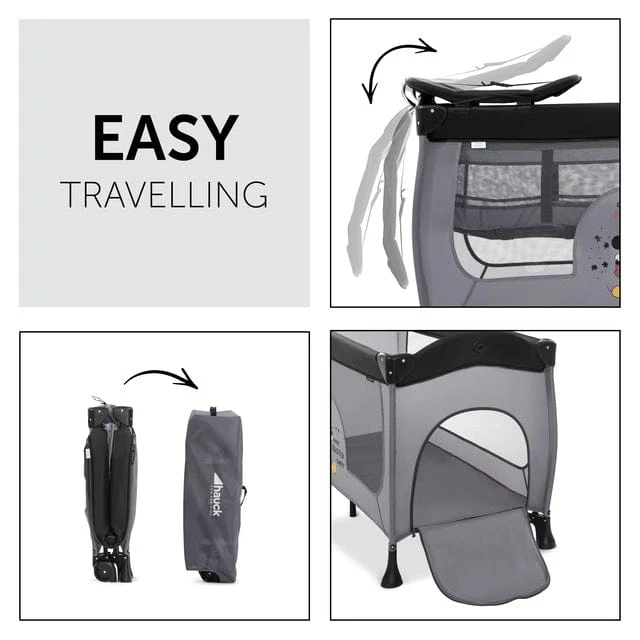 Hauck Sleep And Play Centre - Mickey Mouse Grey 5 Hauck Sleep And Play Centre - Mickey Mouse Grey - Image 3