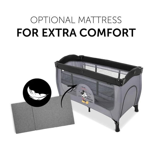 Hauck Sleep And Play Centre - Mickey Mouse Grey 7 Hauck Sleep And Play Centre - Mickey Mouse Grey - Image 5