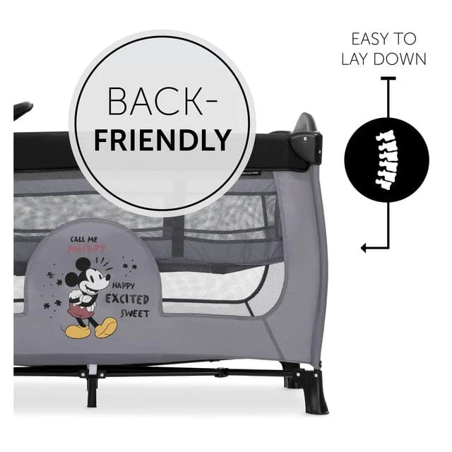 Hauck Sleep And Play Centre - Mickey Mouse Grey 6 Hauck Sleep And Play Centre - Mickey Mouse Grey - Image 4