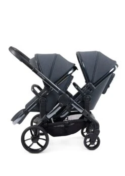 ICandy Peach 7 Double Pushchair - Phantom / Dark Grey -Baby Products Store icandy double pushchairs icandy peach 7 double pushchair phantom dark grey 29587314442376