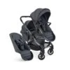 ICandy Peach 7 Double Pushchair - Phantom / Dark Grey -Baby Products Store icandy double pushchairs icandy peach 7 double pushchair phantom dark grey 29587314507912