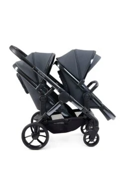 ICandy Peach 7 Double Pushchair - Phantom / Dark Grey -Baby Products Store icandy double pushchairs icandy peach 7 double pushchair phantom dark grey 29587314540680