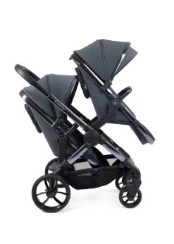 ICandy Peach 7 Double Pushchair - Phantom / Dark Grey -Baby Products Store icandy double pushchairs icandy peach 7 double pushchair phantom dark grey 29587314638984