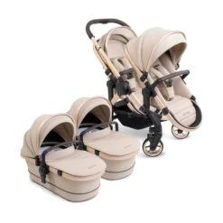 ICandy Peach 7 Twin Pushchair - Biscotti