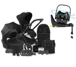 ICandy Core Maxi Cosi Pebble 360 & Base 360 Bundle - Black