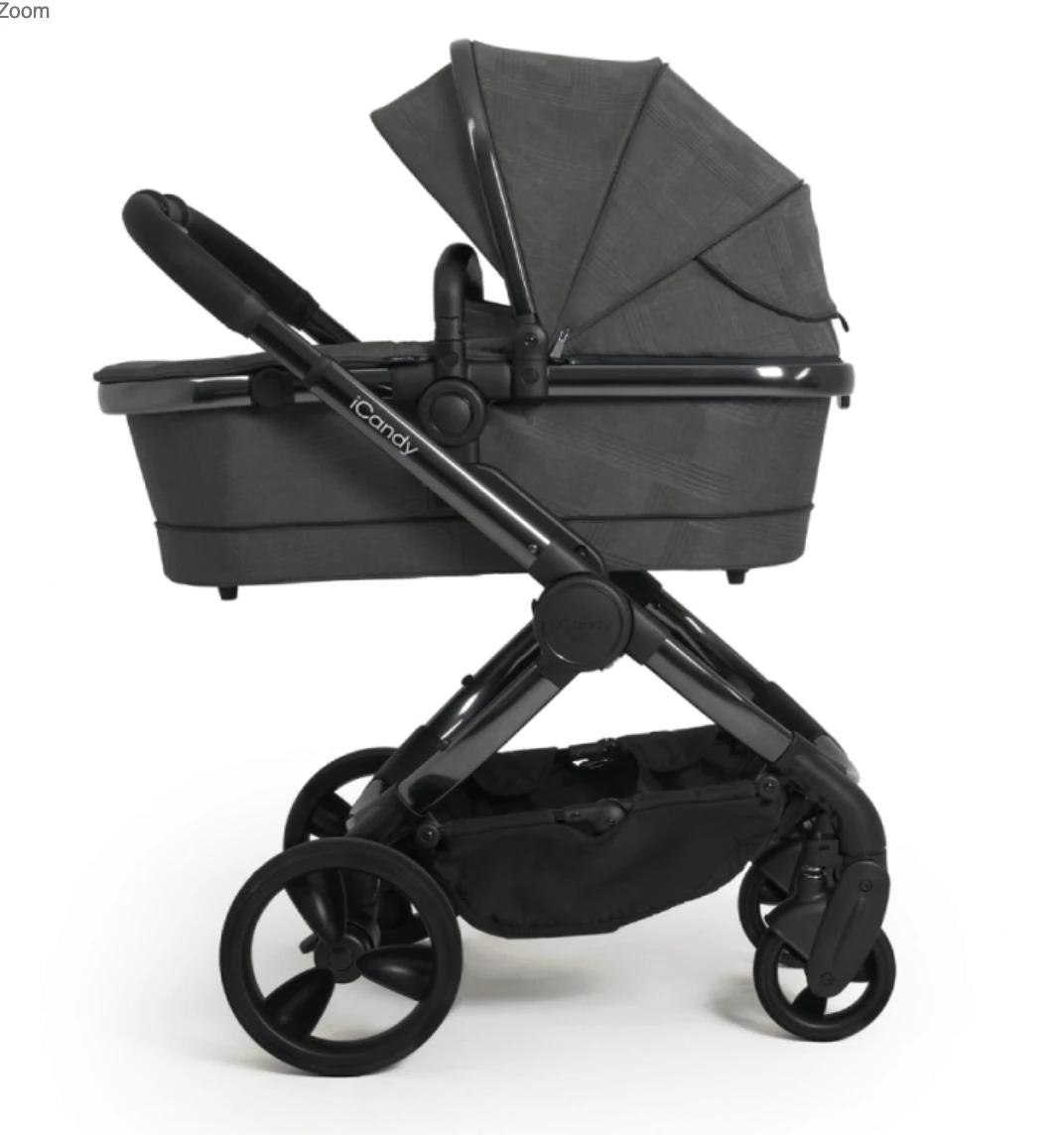 ICandy Peach Pushchair And Bag - Phantom/Dark Grey Check 6 ICandy Peach Pushchair And Bag - Phantom/Dark Grey Check - Image 4