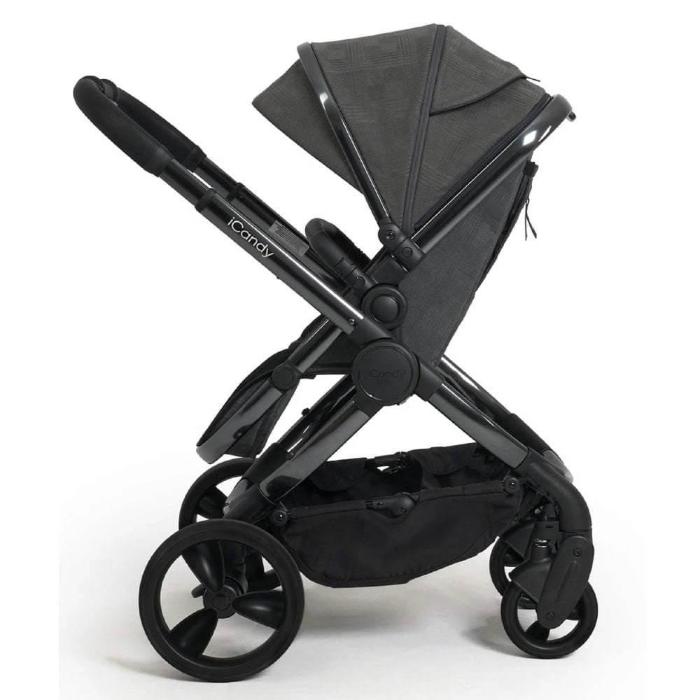 ICandy Peach Pushchair And Bag - Phantom/Dark Grey Check 11 ICandy Peach Pushchair And Bag - Phantom/Dark Grey Check - Image 9